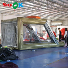 Load image into Gallery viewer, Inflatable Axe Throwing Game. The bouncy castle with axes!